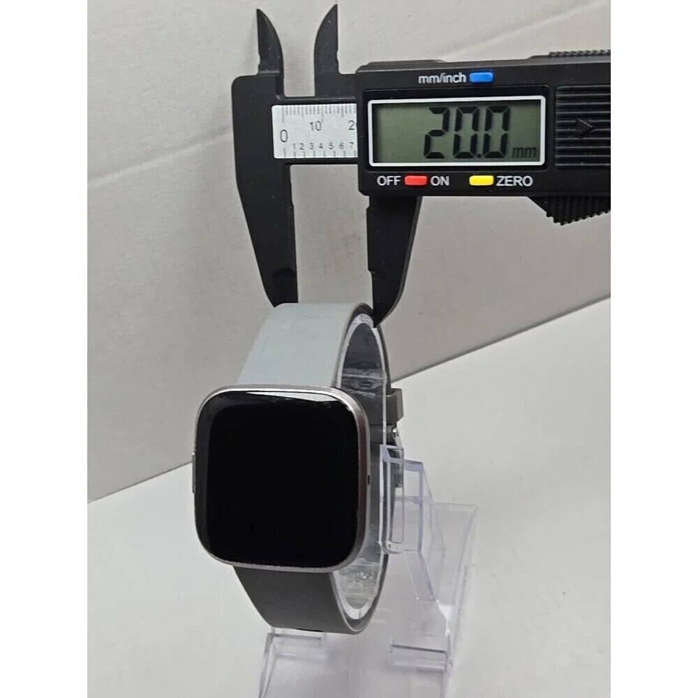 Fitbit Versa 2 Smartwatch Gray 40mm Alexa WR50M Always On Display W/ Charger